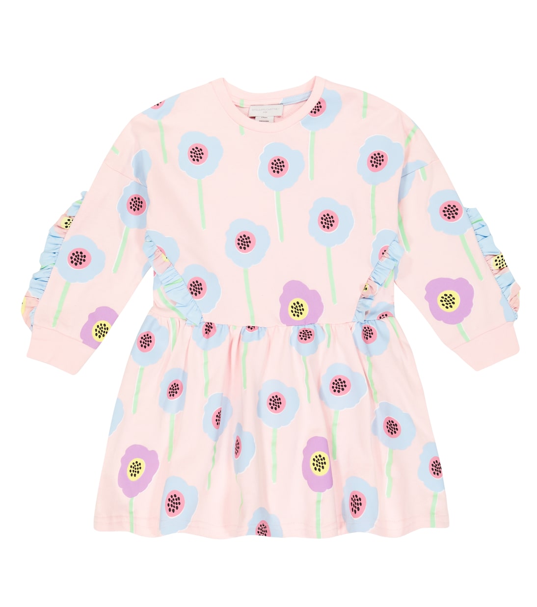 Bedrucktes Kleid aus Baumwoll-Jersey | Stella McCartney Kids