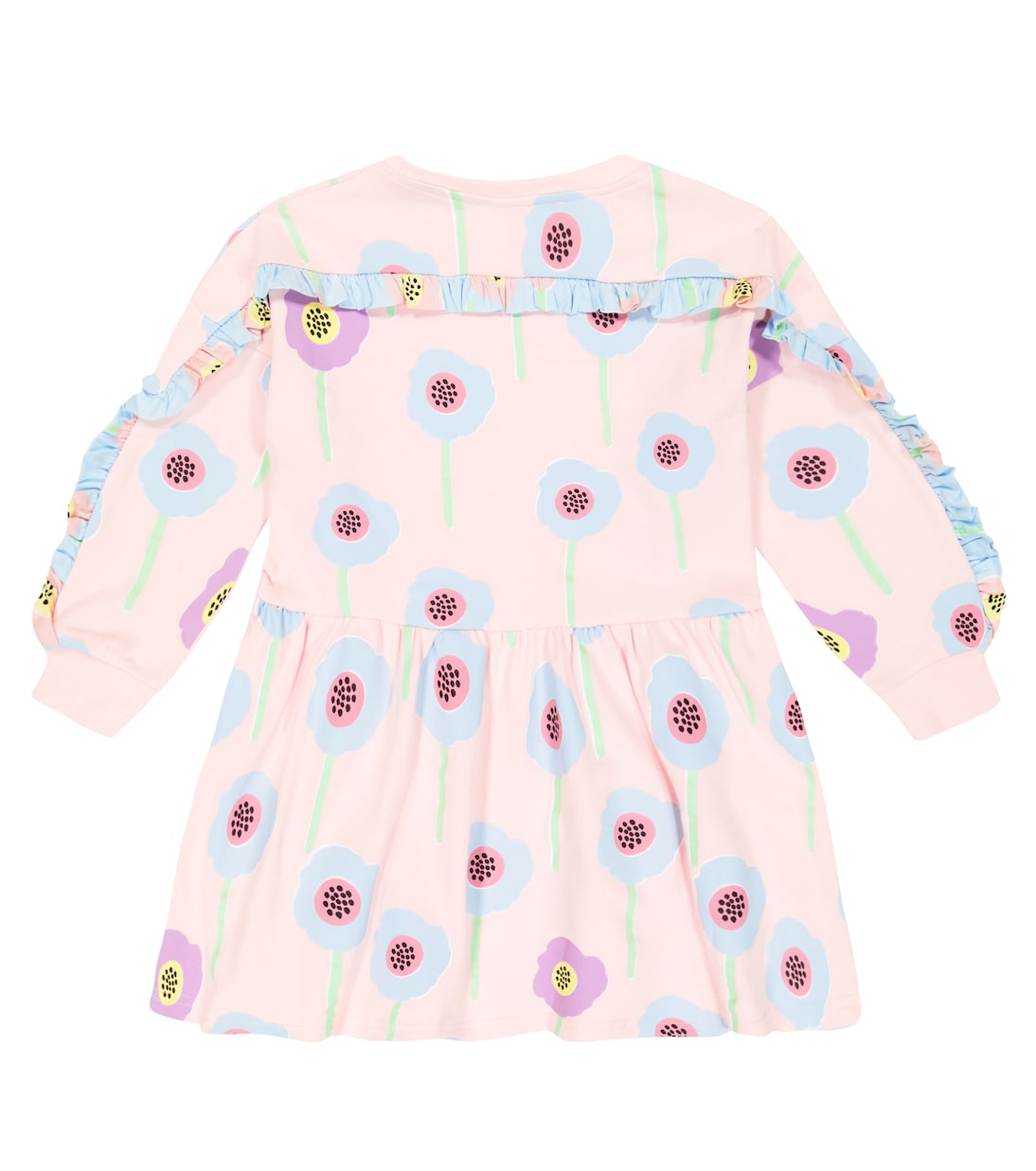 Bedrucktes Kleid aus Baumwoll-Jersey | Stella McCartney Kids