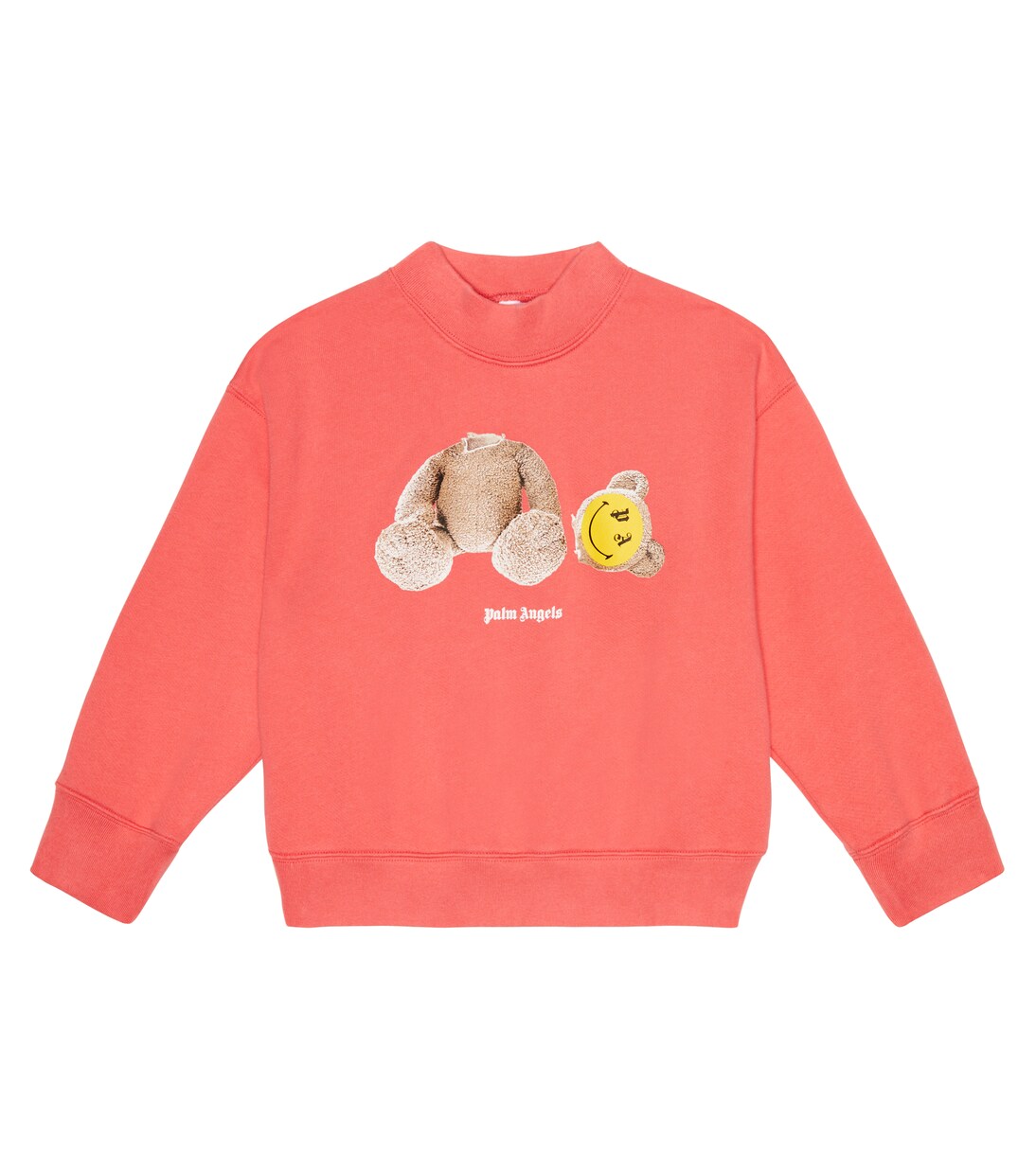 x Smiley - Felpa in jersey di cotone con stampa | Palm Angels Kids