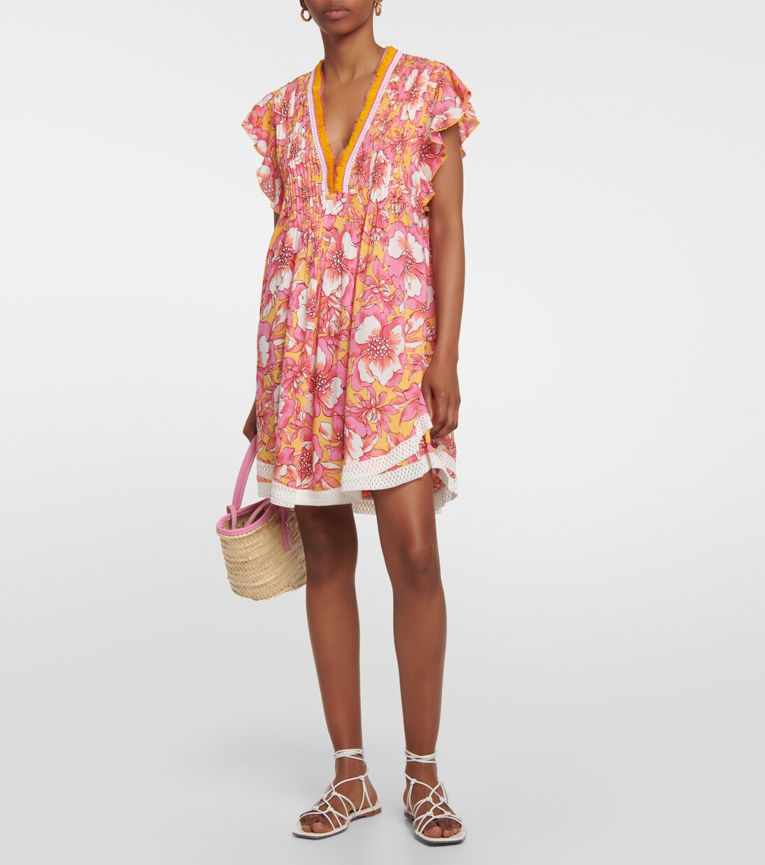 Sasha floral minidress | Poupette St Barth