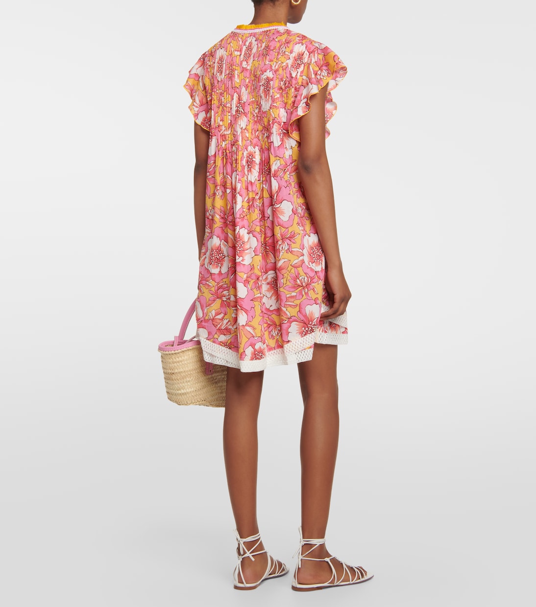 Sasha floral minidress | Poupette St Barth