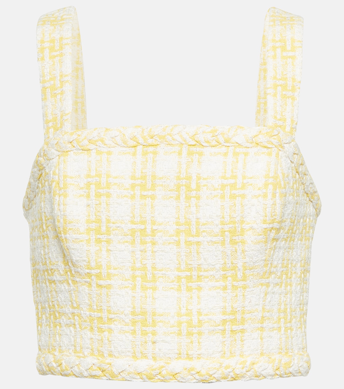 Top en tweed à carreaux | Veronica Beard