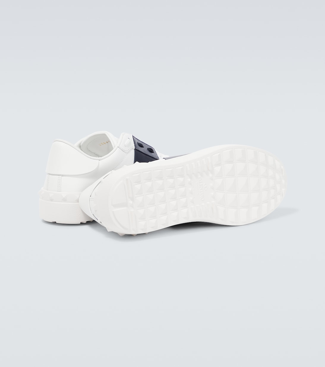 Open leather sneakers | Valentino Garavani
