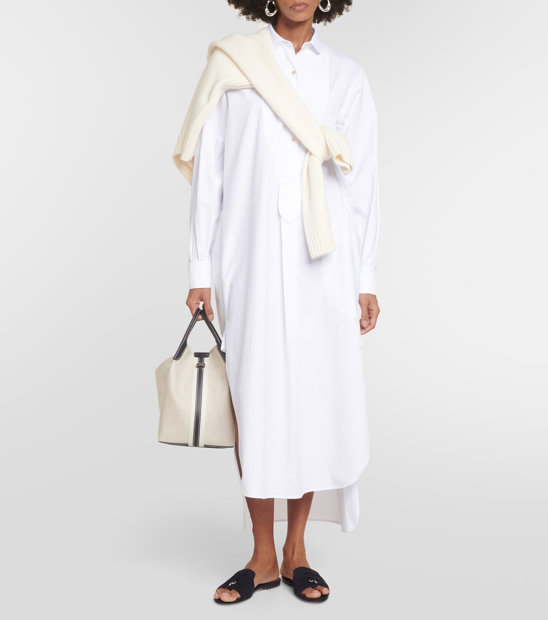 Mules Summer Charms en daim | Loro Piana