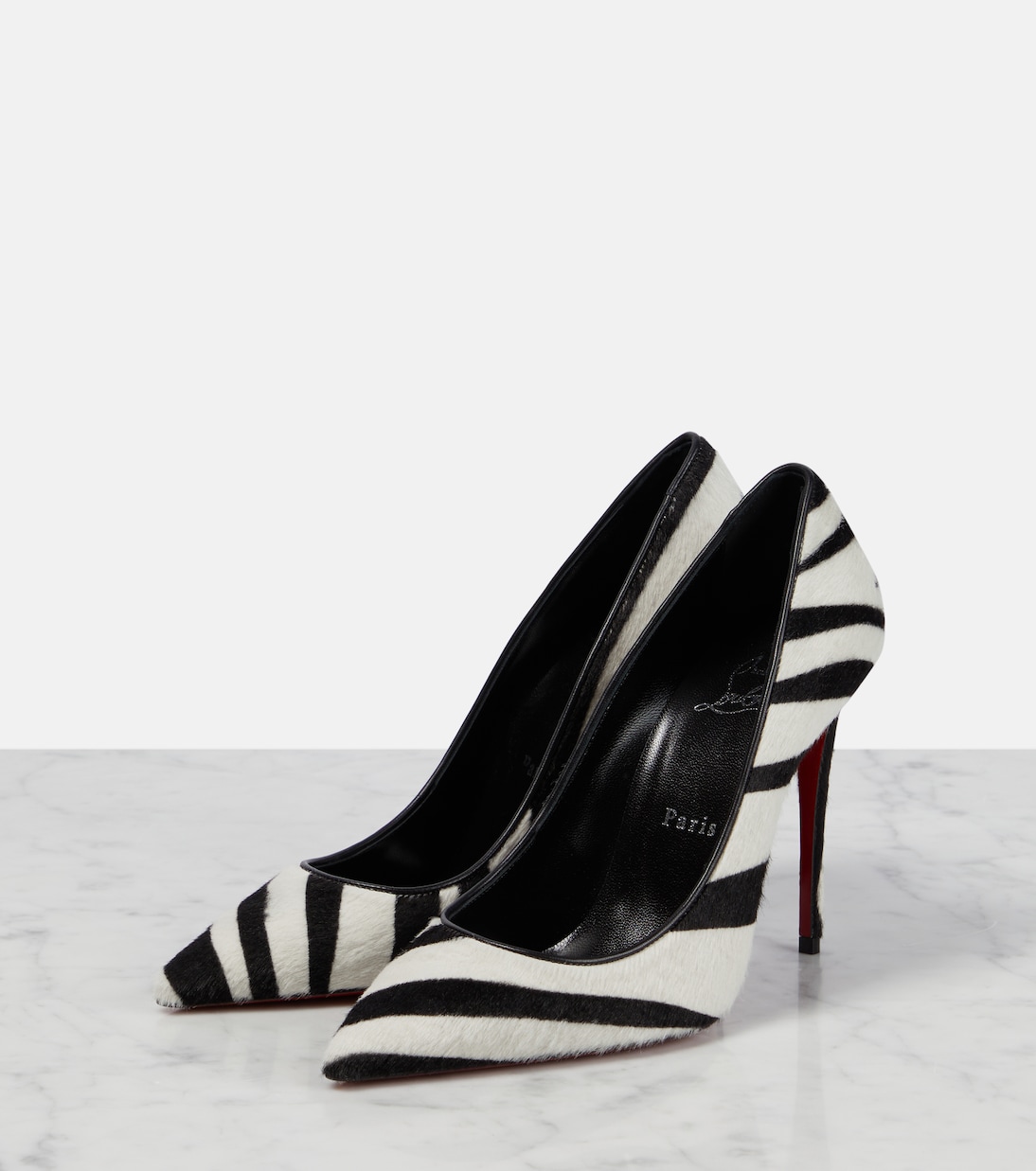Pumps Kate 100 in pelle con stampa | Christian Louboutin