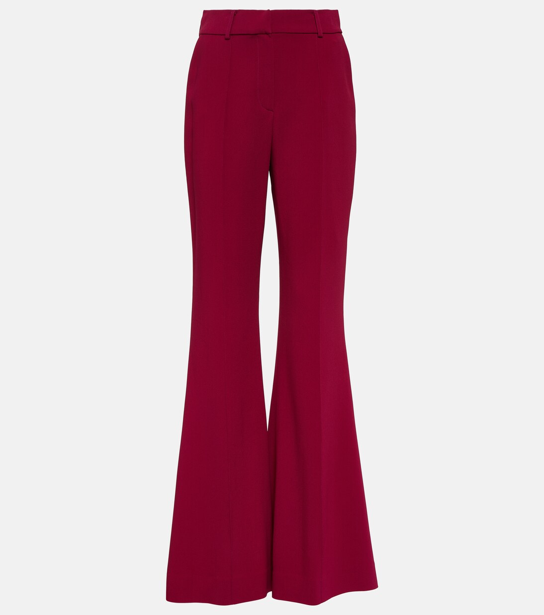 High-rise crêpe flared pants | Elie Saab
