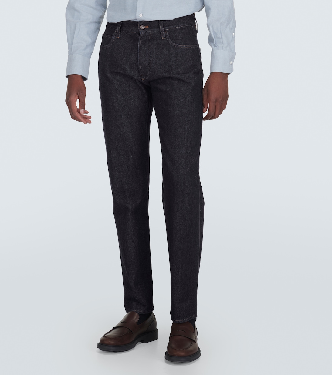 Hose Quarona aus CashDenim® | Loro Piana