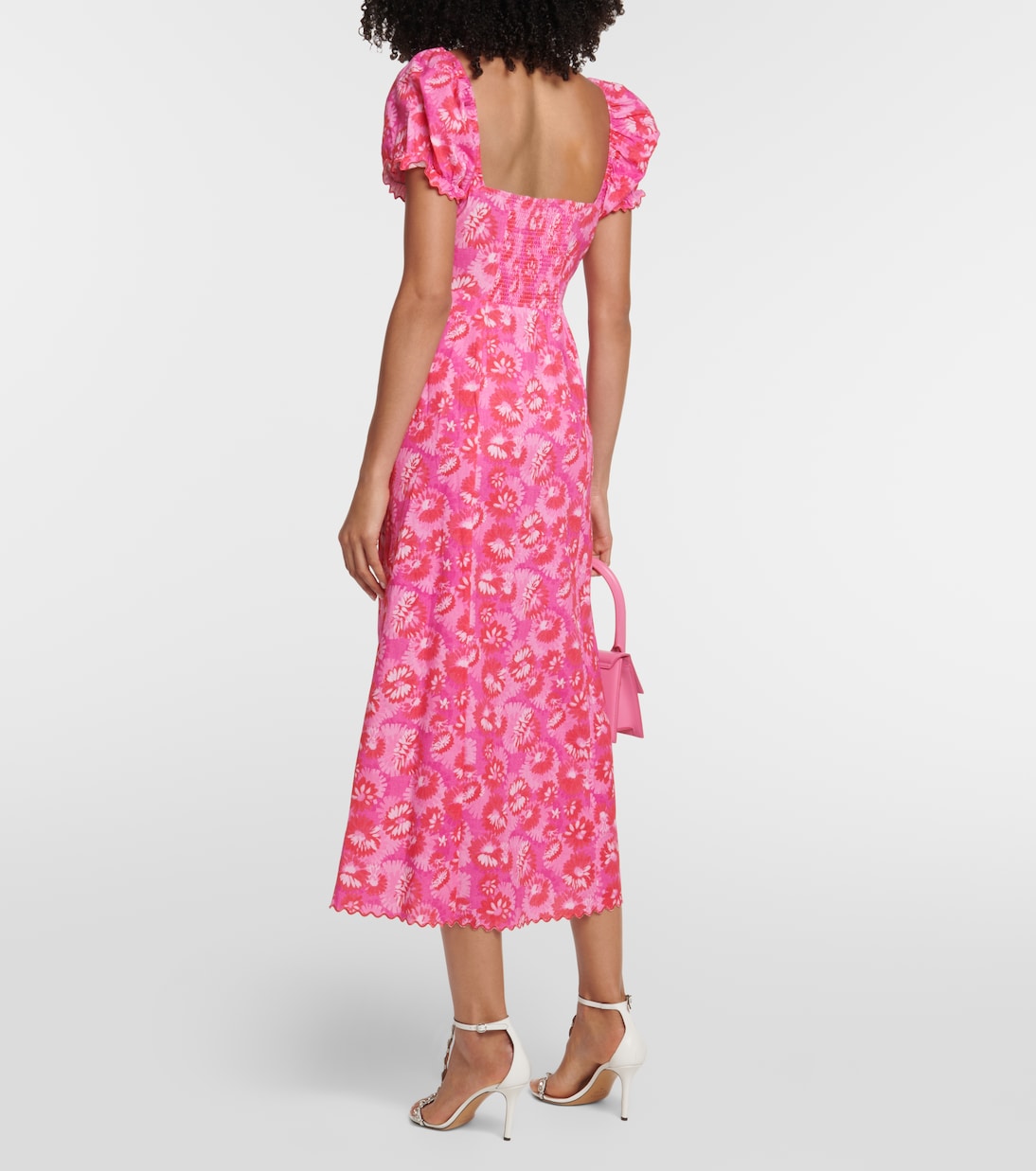Briella printed linen-blend midi dress | Rixo