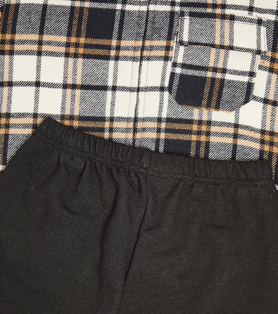 Baby checked hoodie and sweatpants set | Il Gufo
