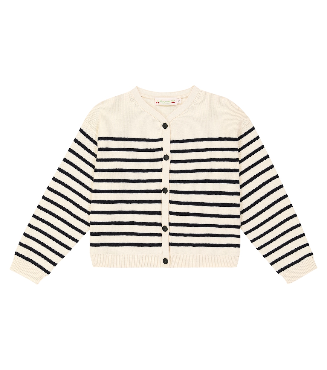 Cardigan Demy in lana e cotone a righe | Bonpoint