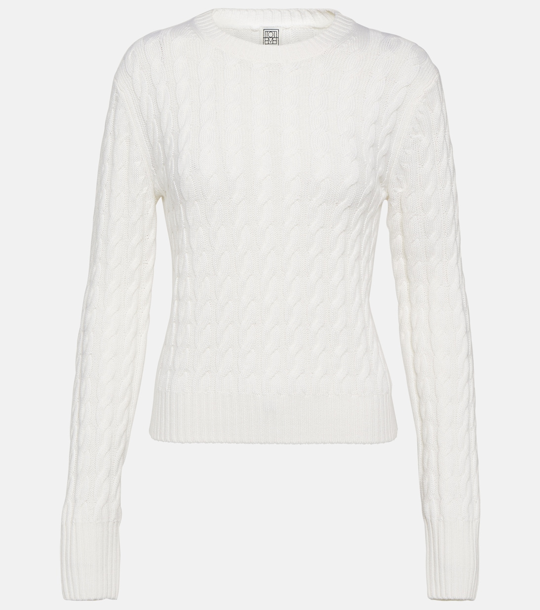 Jersey de punto trenzado de lana | Toteme