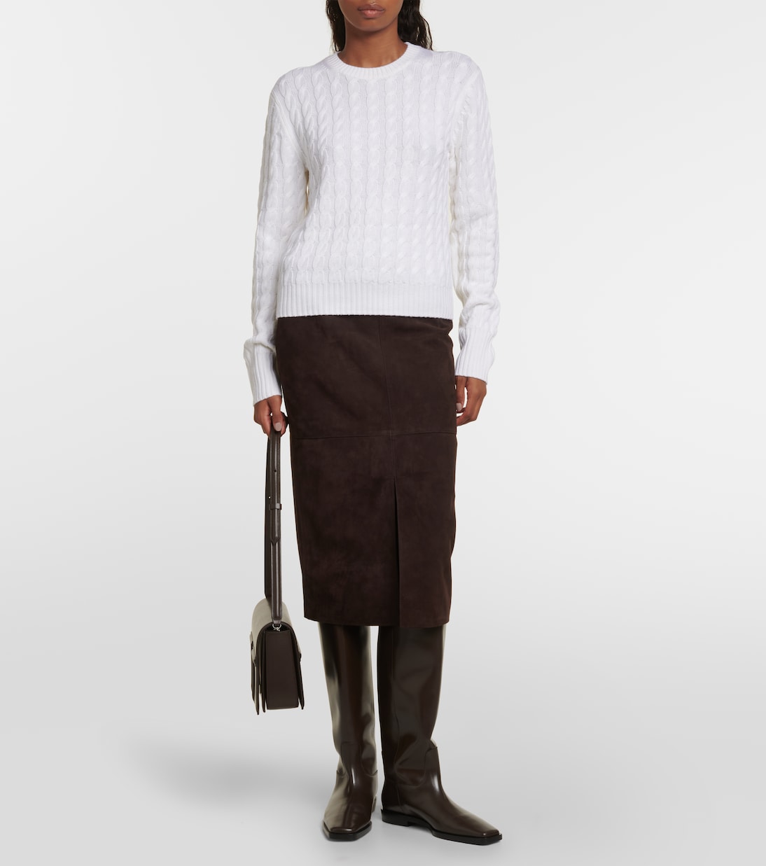 Jersey de punto trenzado de lana | Toteme