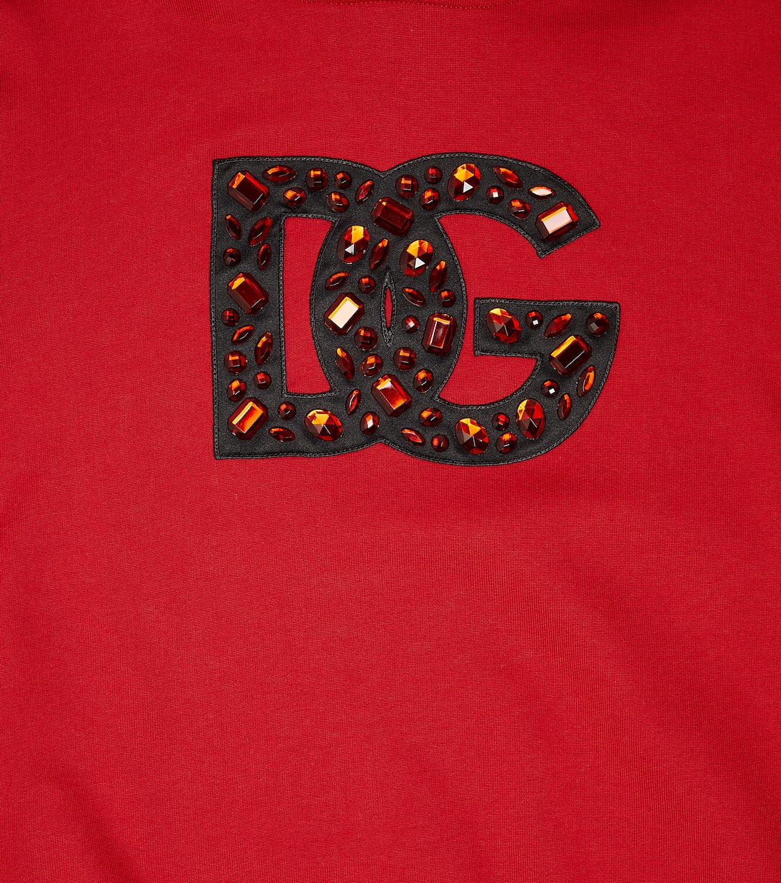 Felpa in jersey di cotone con cappuccio | Dolce&Gabbana Kids