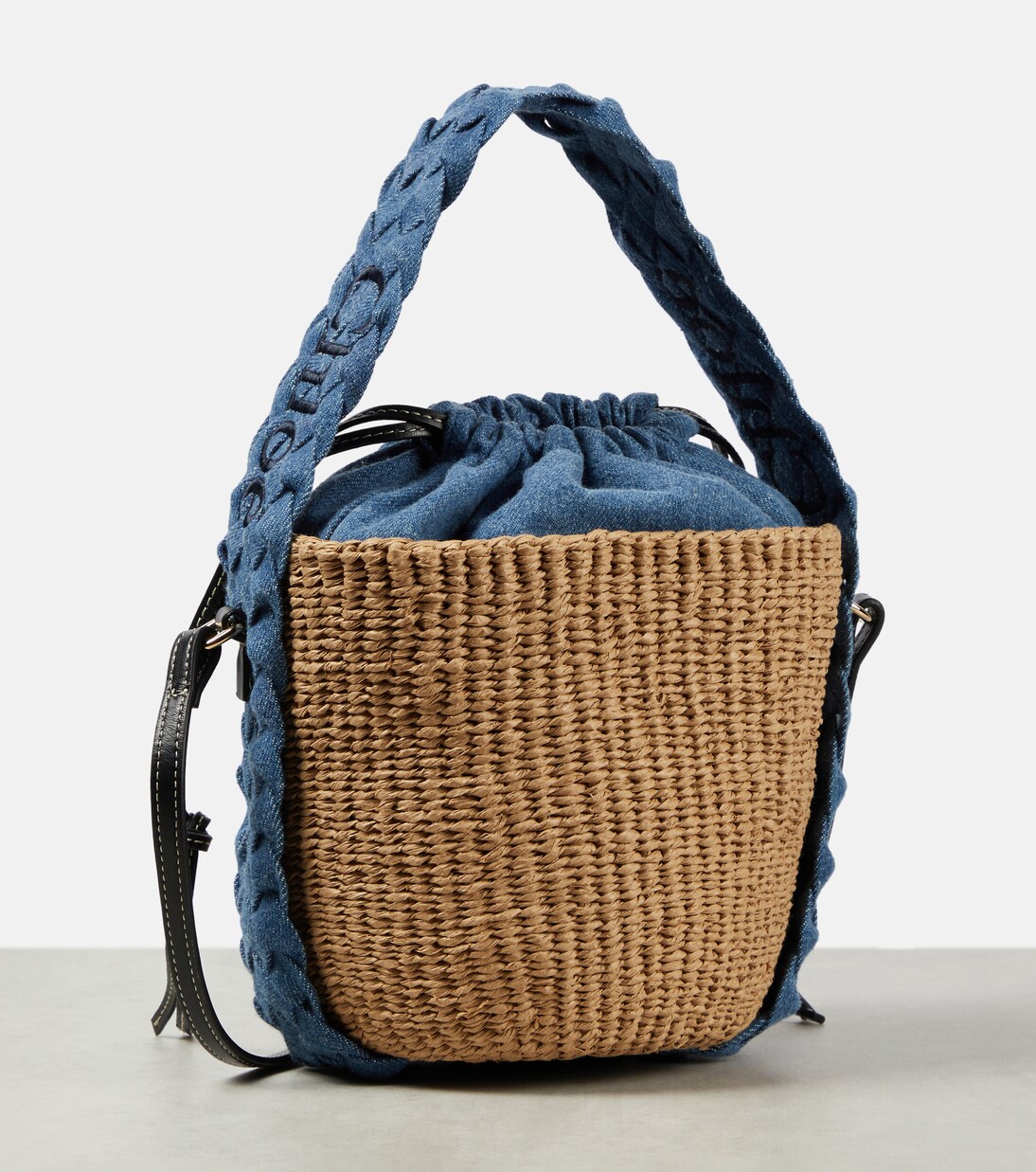 Secchiello Woody Small in rafia | Chloé
