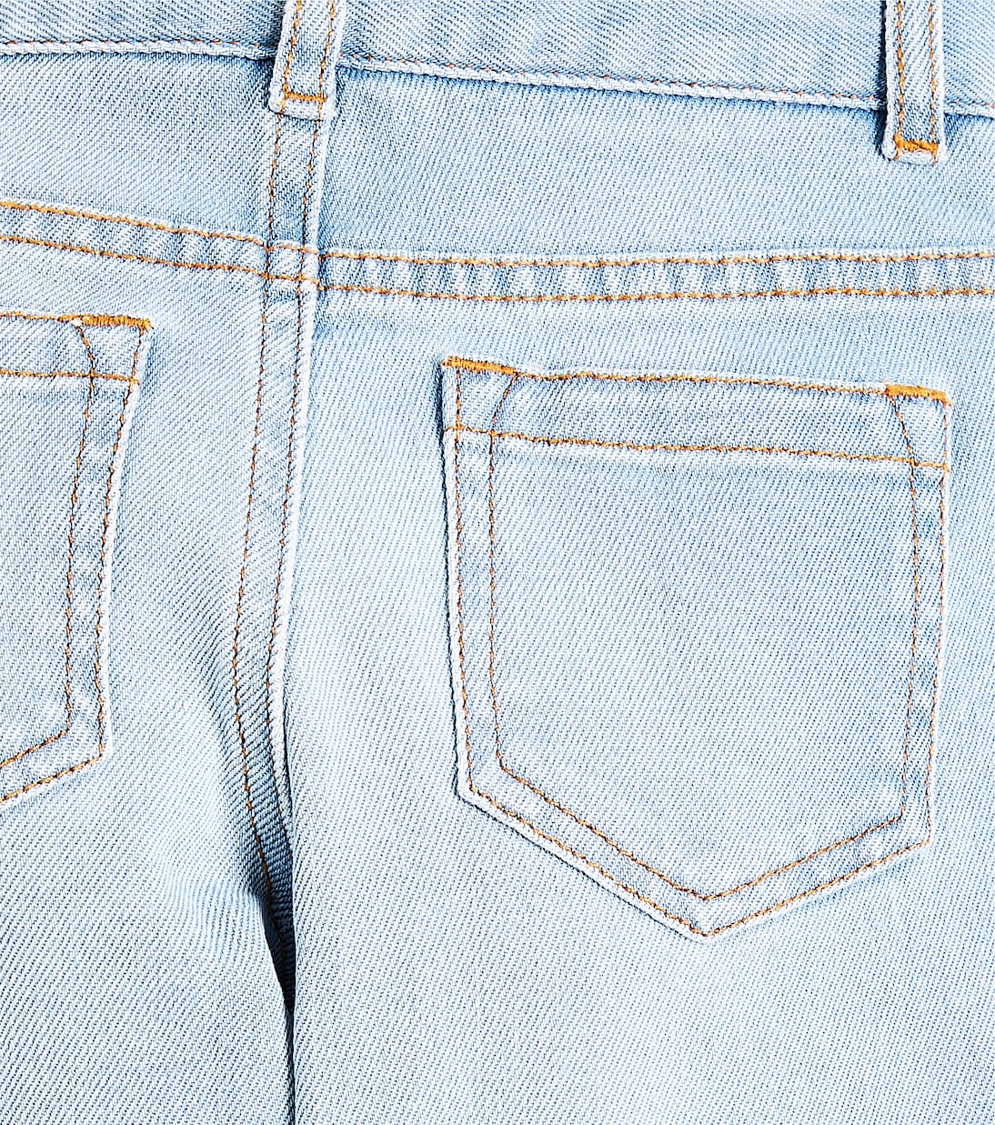 Jeans a gamba larga con logo | Chloé Kids