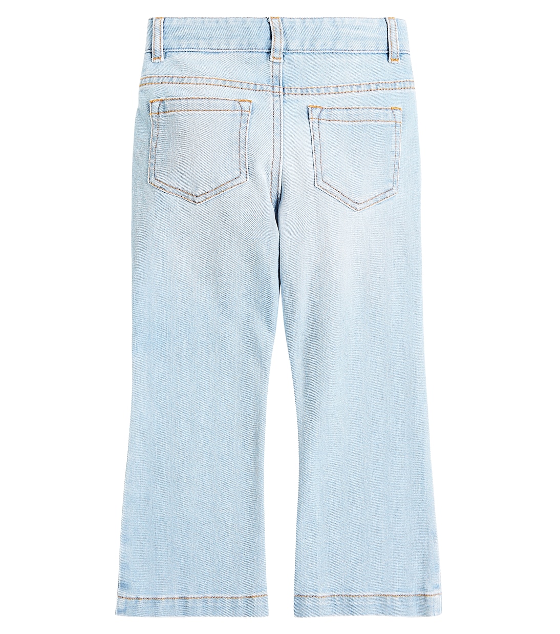 Jeans a gamba larga con logo | Chloé Kids