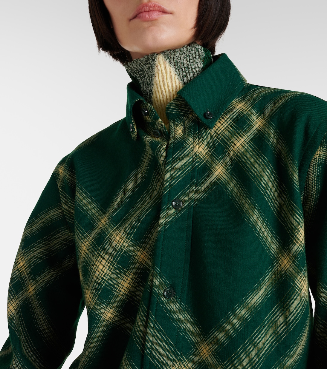 Chemise en laine à carreaux | Burberry