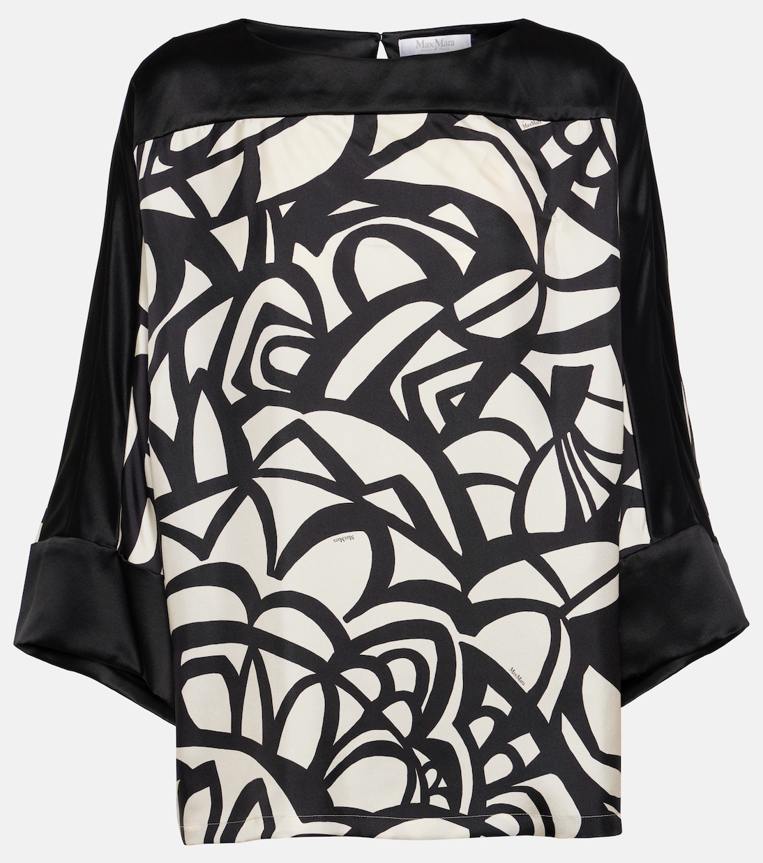 Bedrucktes Top Quaglia aus Seidensatin | Max Mara