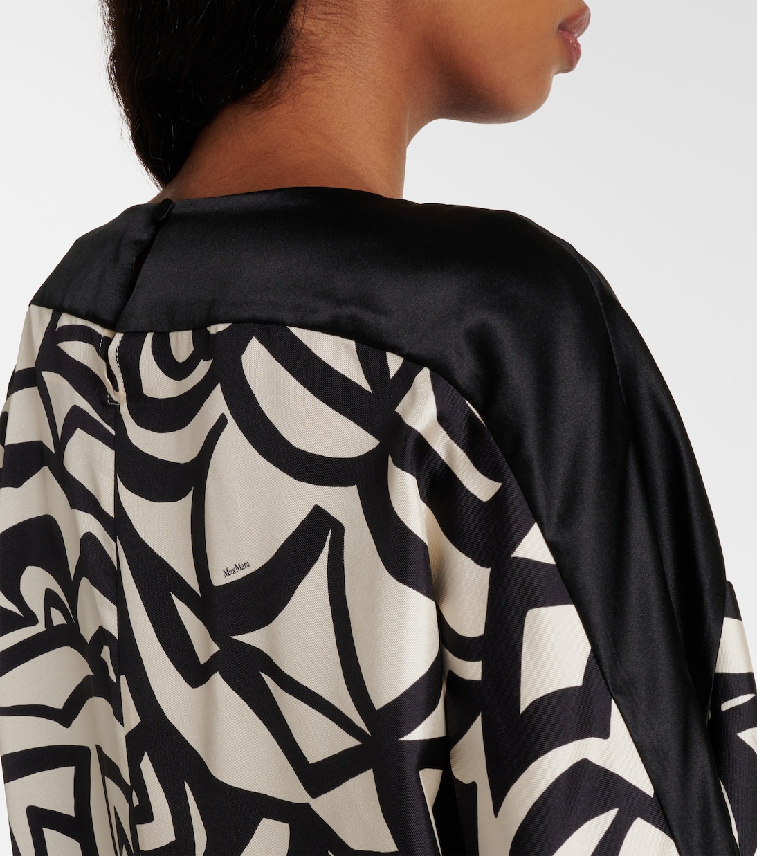 Bedrucktes Top Quaglia aus Seidensatin | Max Mara