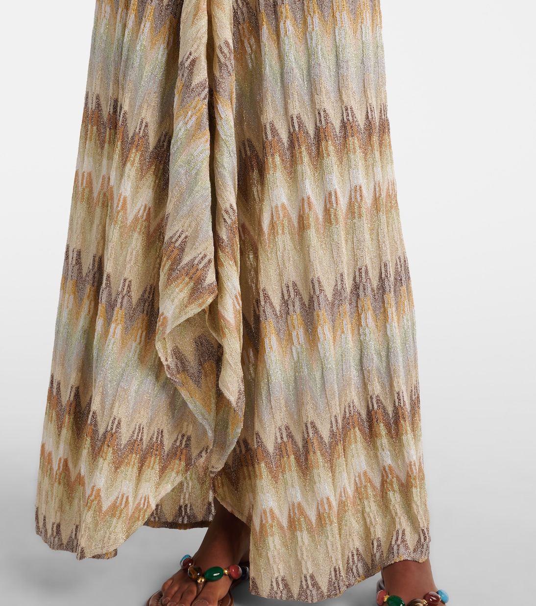 Robe longue en lamé | Missoni