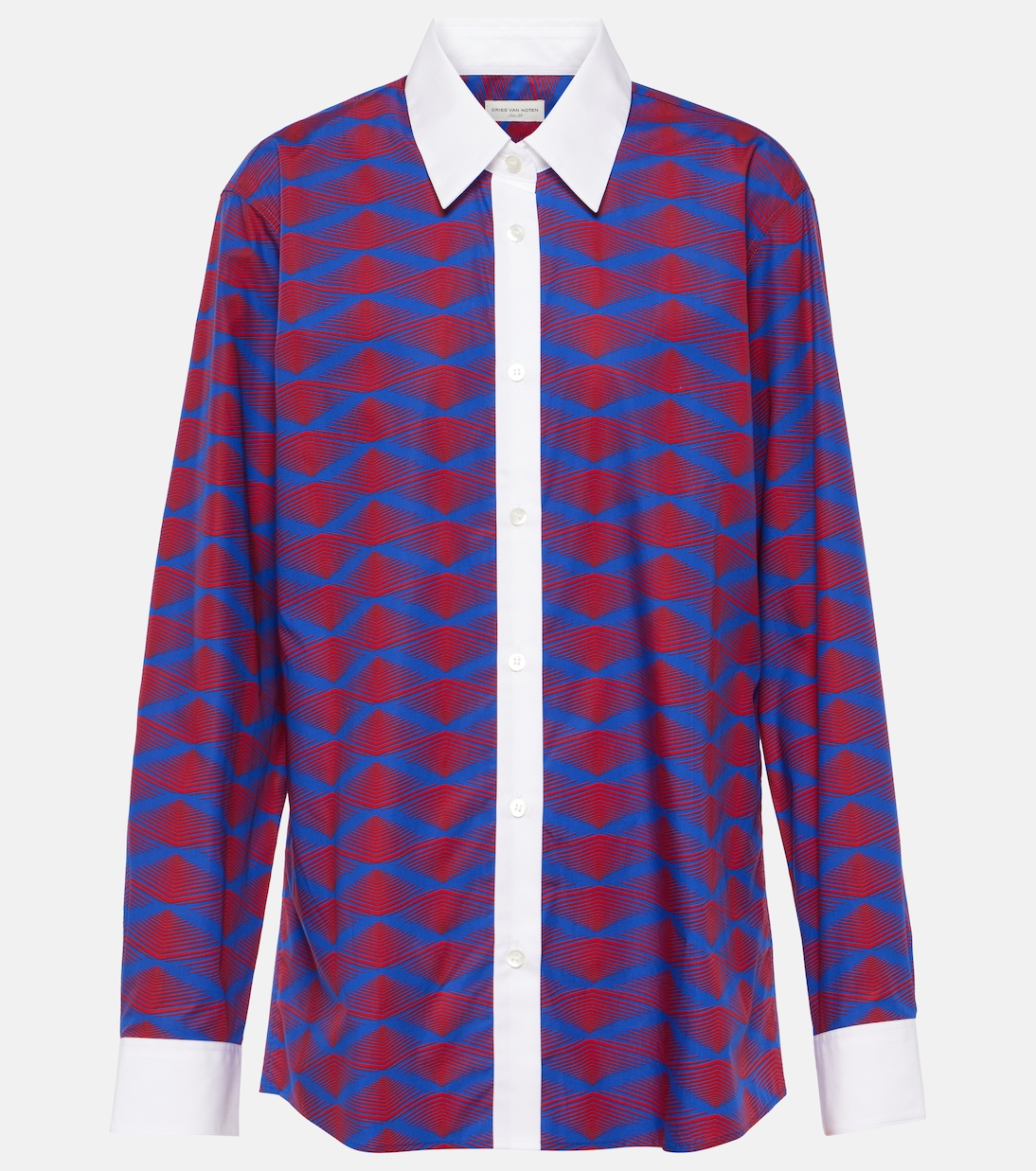 Camicia in cotone con stampa | Dries Van Noten