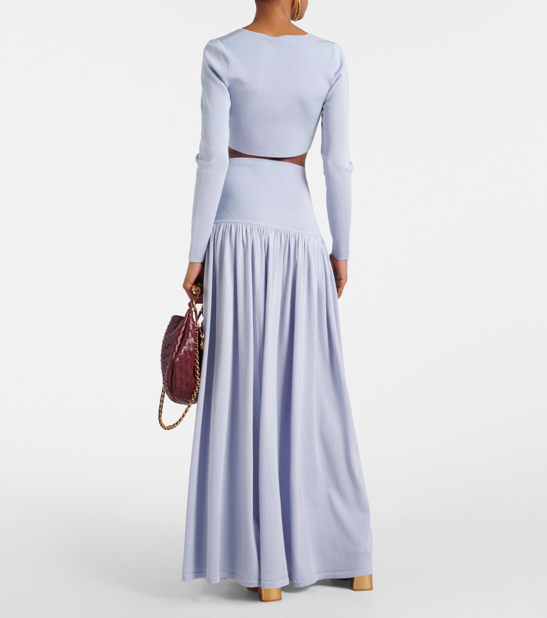 Natura Metallic maxi skirt | Zimmermann
