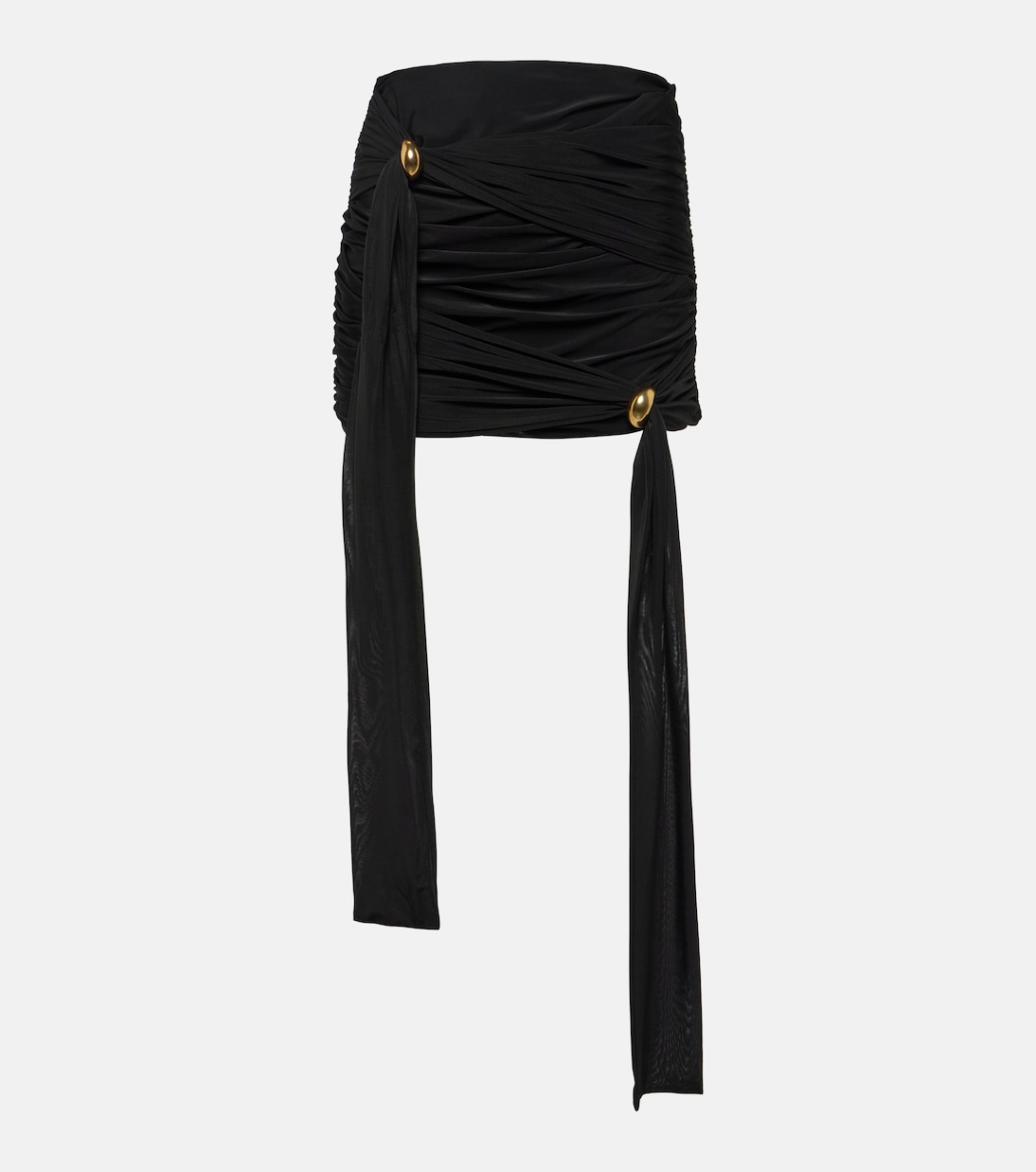 Minifalda drapeada de jersey | Blumarine