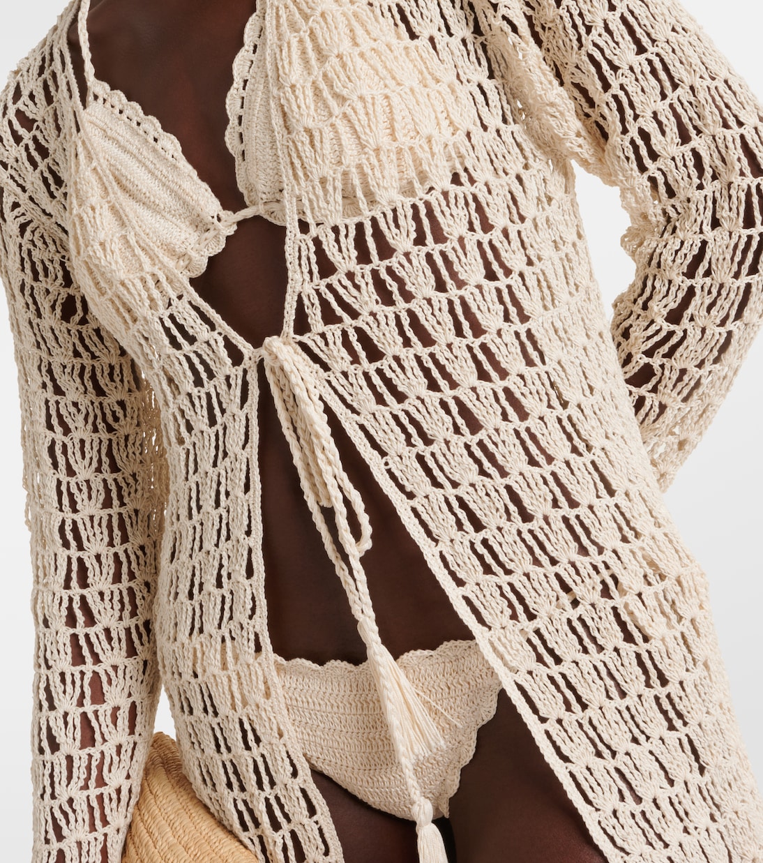 Cardigan in crochet di cotone | Anna Kosturova