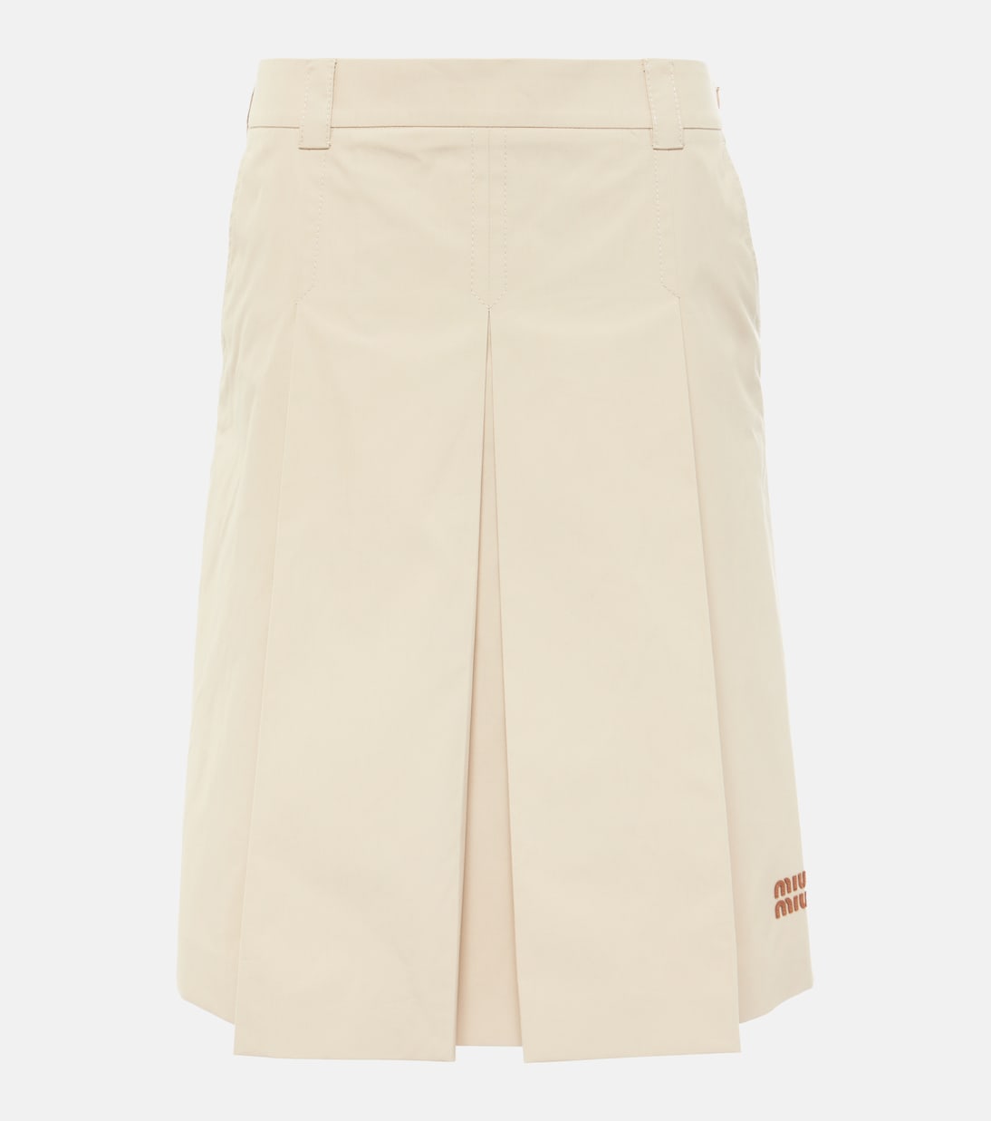 Minigonna Panama in cotone | Miu Miu