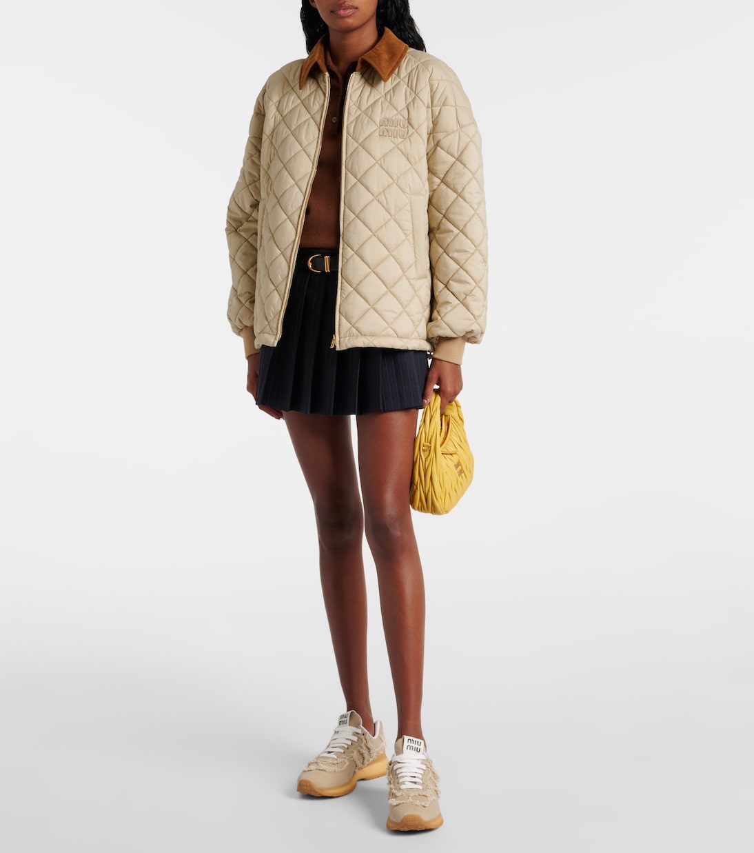 Sneakers in denim | Miu Miu