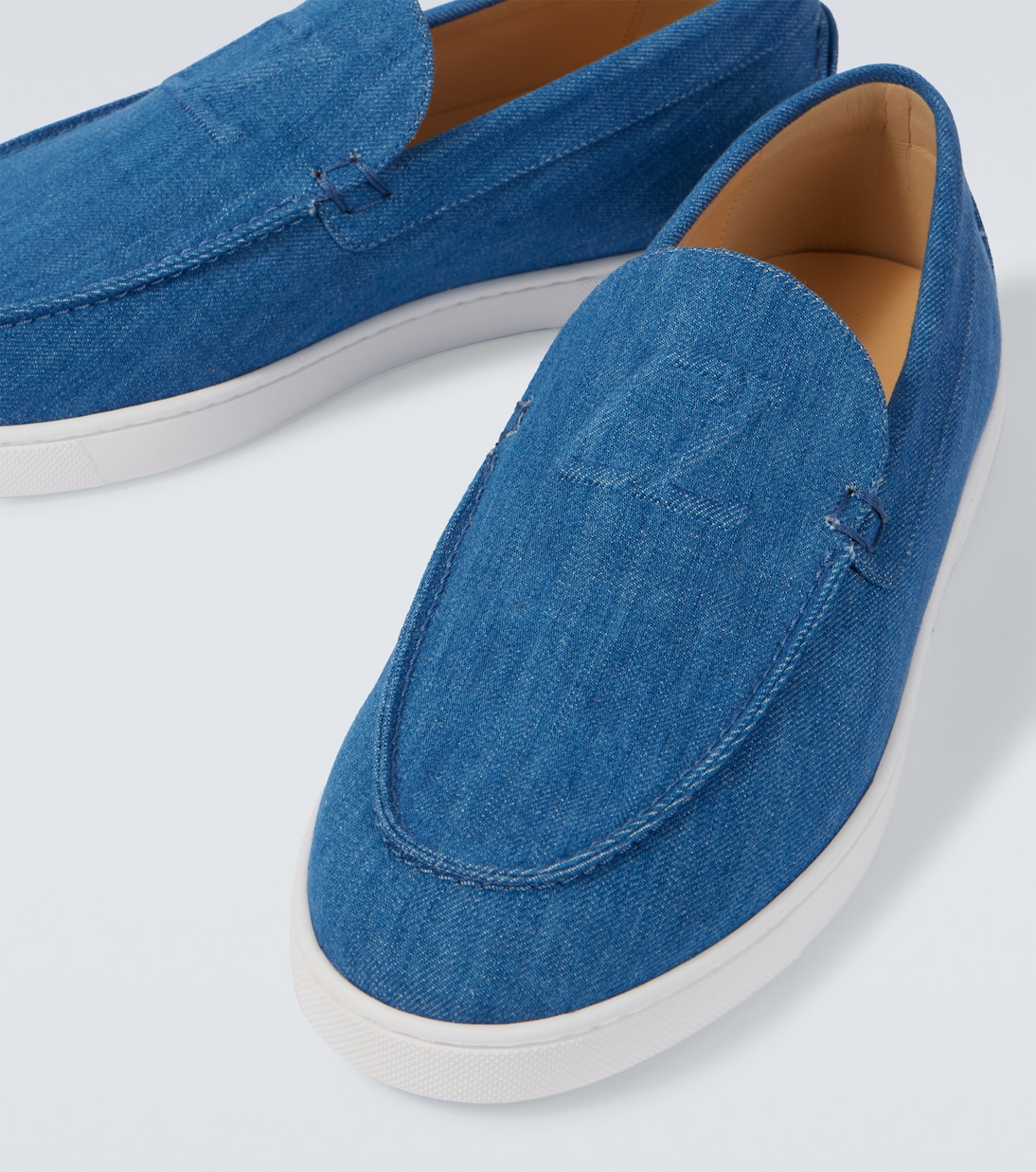 Varsiboat denim slip-on shoes | Christian Louboutin