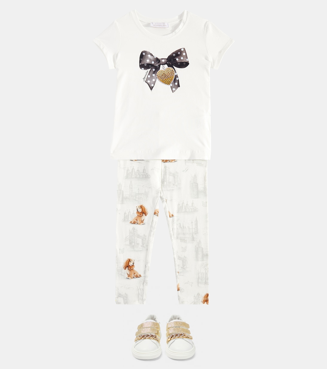T-shirt in jersey di misto cotone | Monnalisa