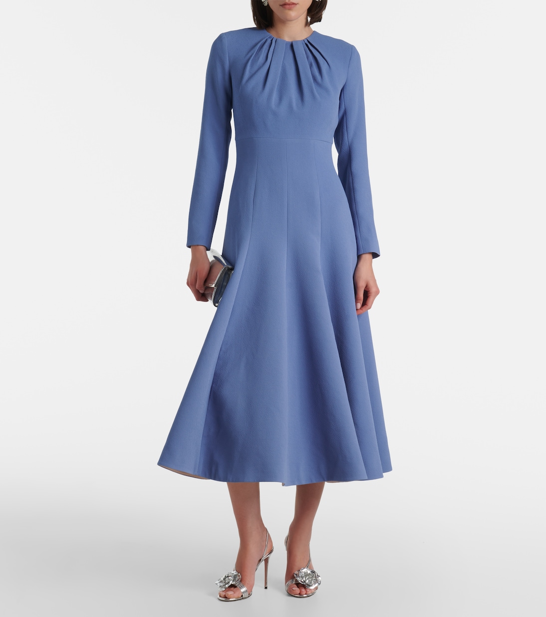 Belgium pleated midi dress | Emilia Wickstead