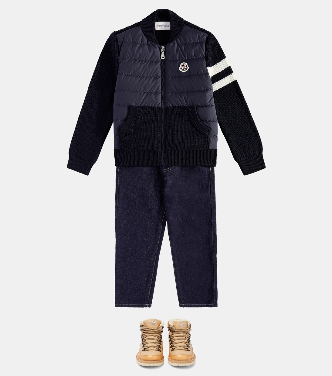 Cardigan con imbottitura | Moncler Enfant