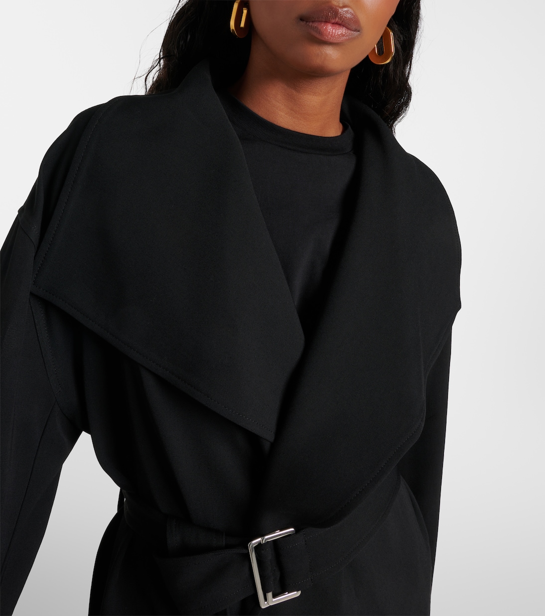 Abrigo oversized de sarga | Toteme