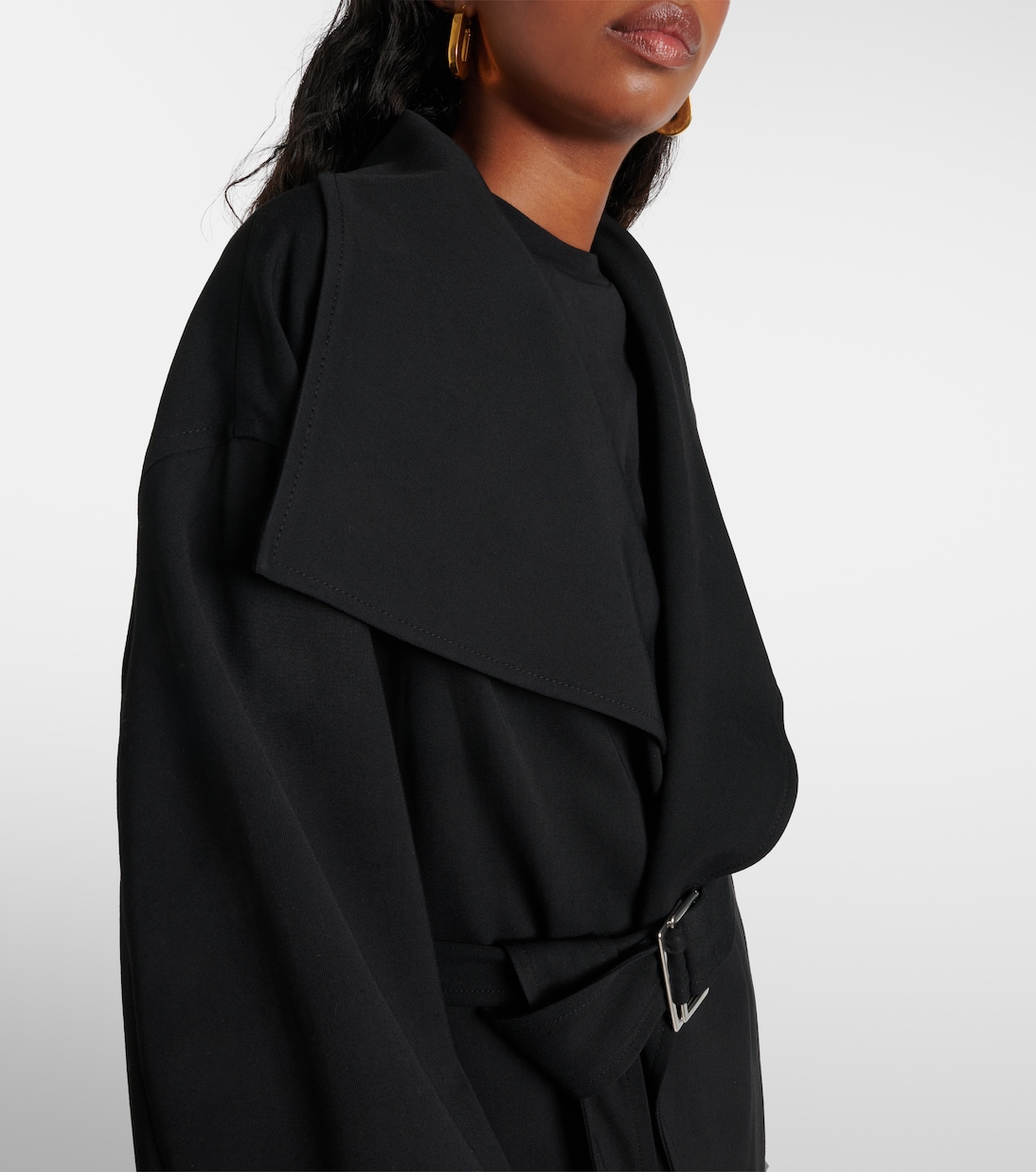 Abrigo oversized de sarga | Toteme