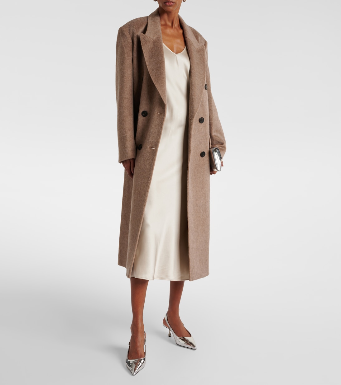 Abito sottoveste Clea in raso di seta | Joseph