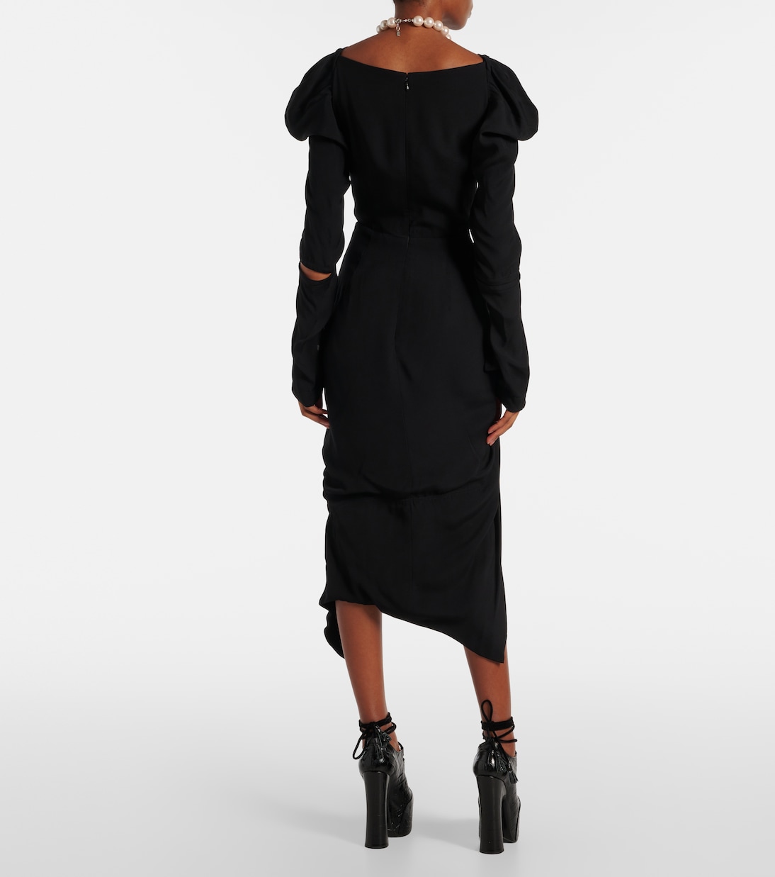 Abito midi Panther drappeggiato | Vivienne Westwood