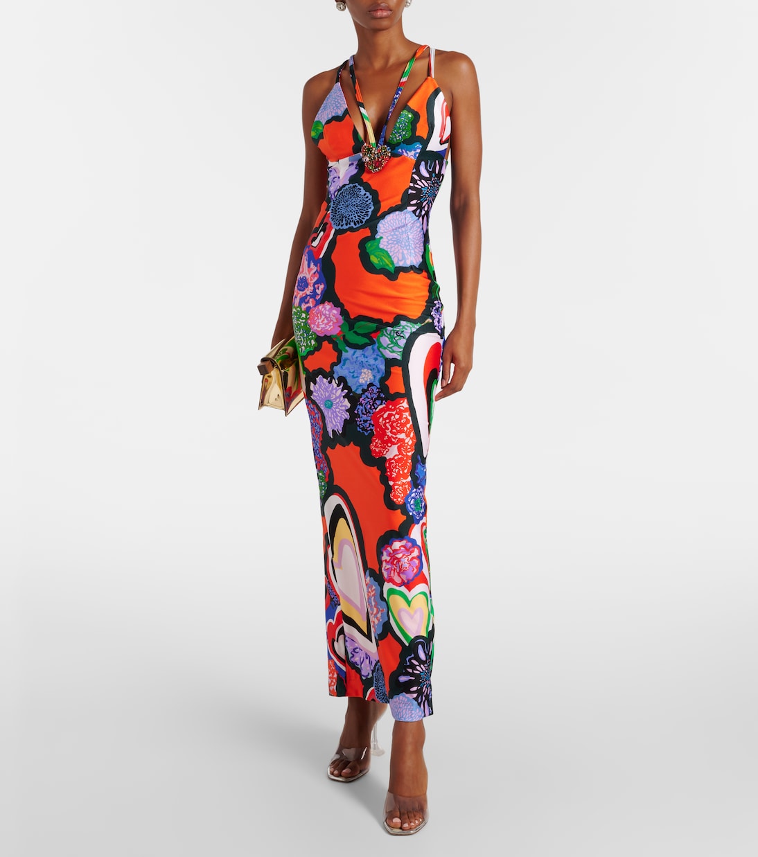 Bedrucktes Maxikleid | Area
