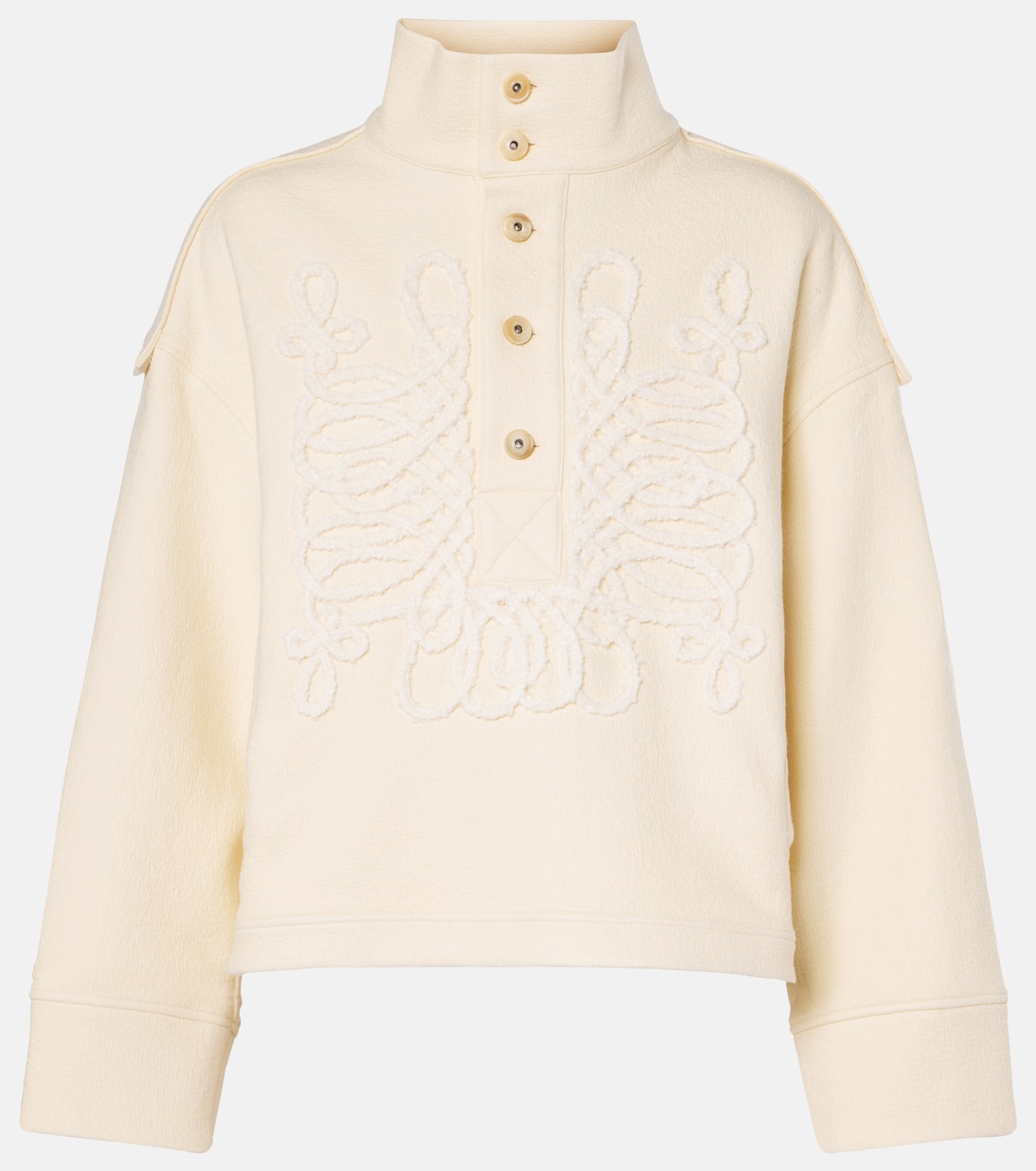 Sudadera de mezcla de lana y algodón | Xu Zhi