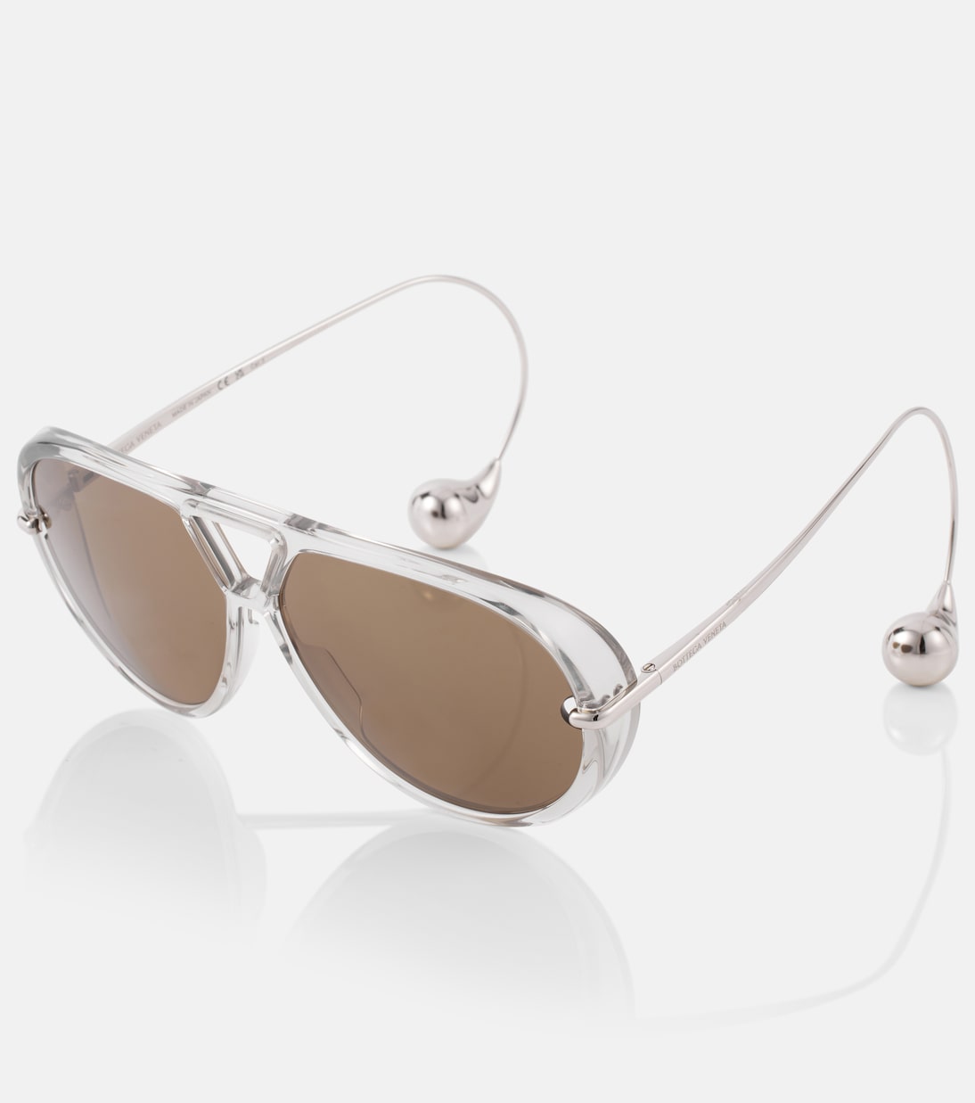 Occhiali da sole BOTTEGA VENETA stile aviatore per giovani trendy