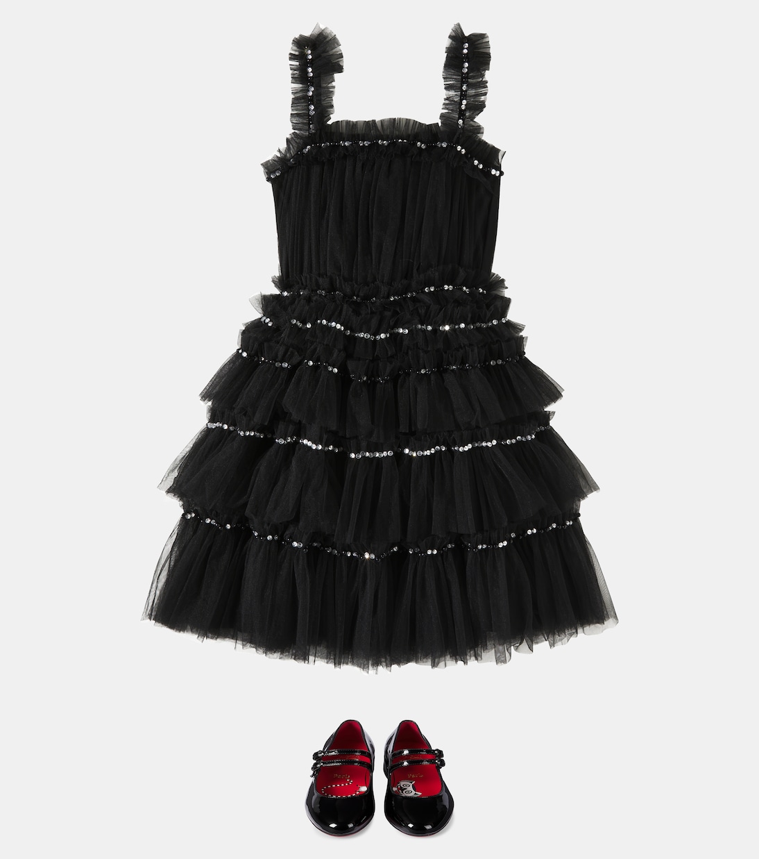 Verziertes Kleid Lola aus Tüll | Tutu Du Monde