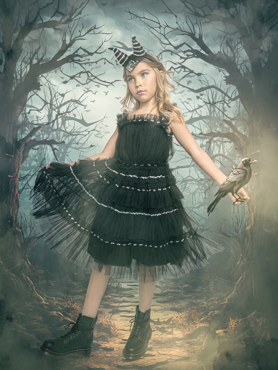Verziertes Kleid Lola aus Tüll | Tutu Du Monde