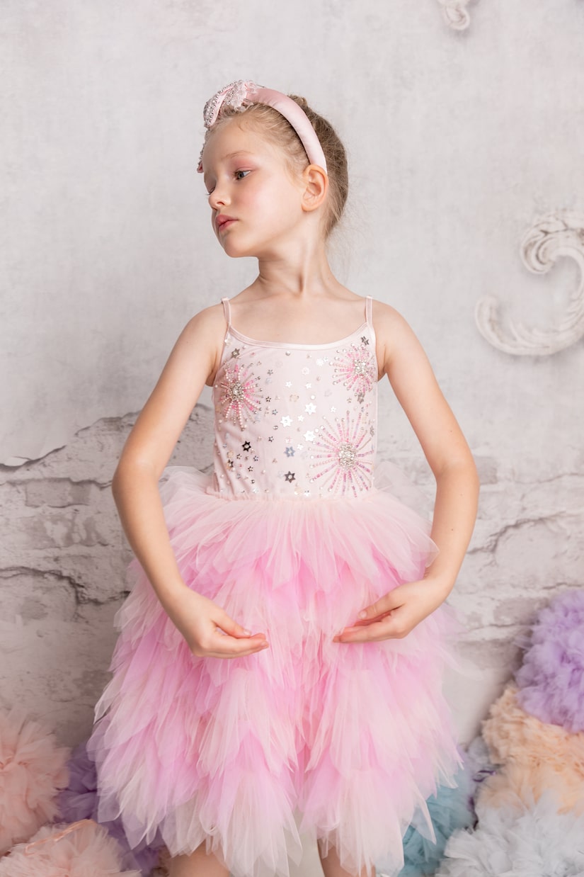 Vestido Fireworks de jersey y tul | Tutu Du Monde