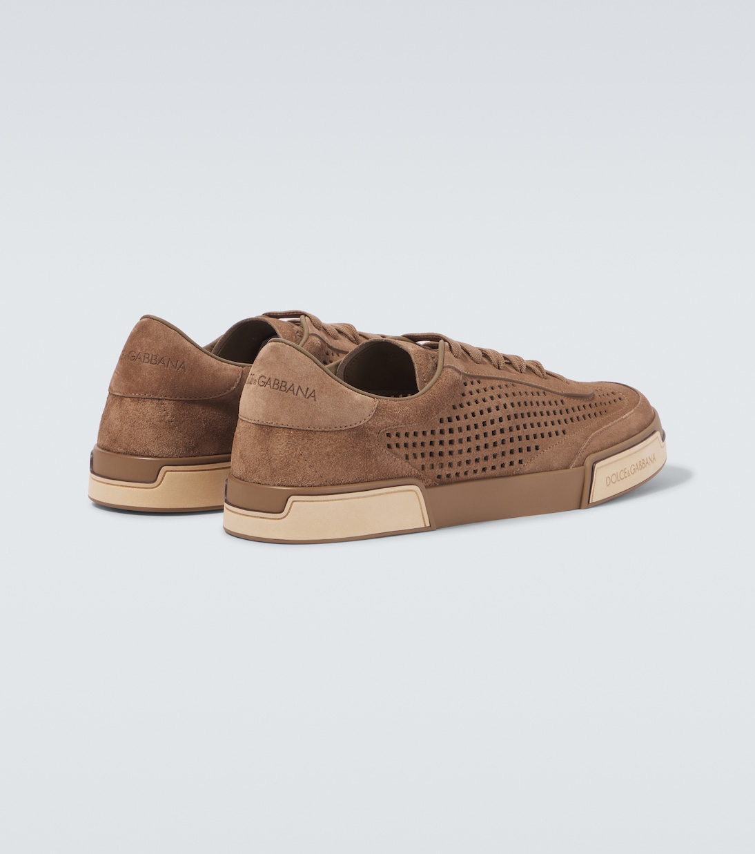 Baskets Portofino Yacht en daim | Dolce&Gabbana