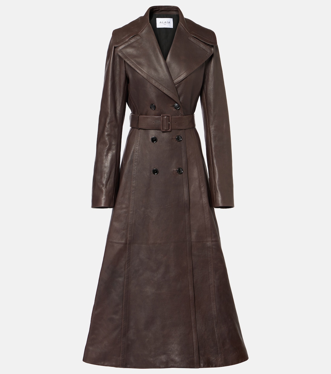Leather coat | Alaïa