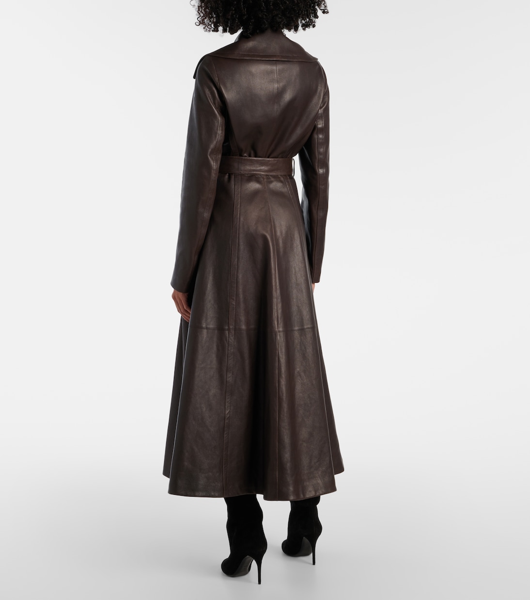 Leather coat | Alaïa