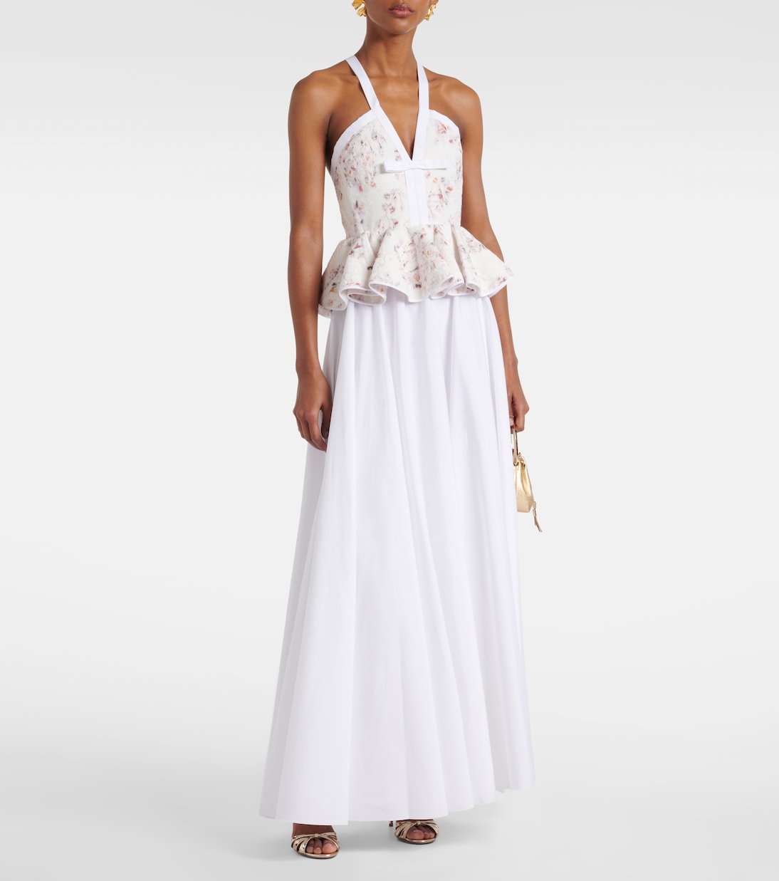 Ruffled floral lace gown | Giambattista Valli
