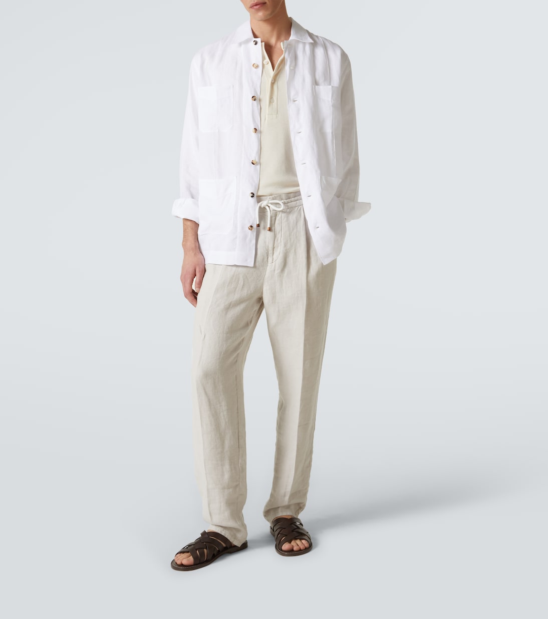 Hemd aus Leinen | Brunello Cucinelli