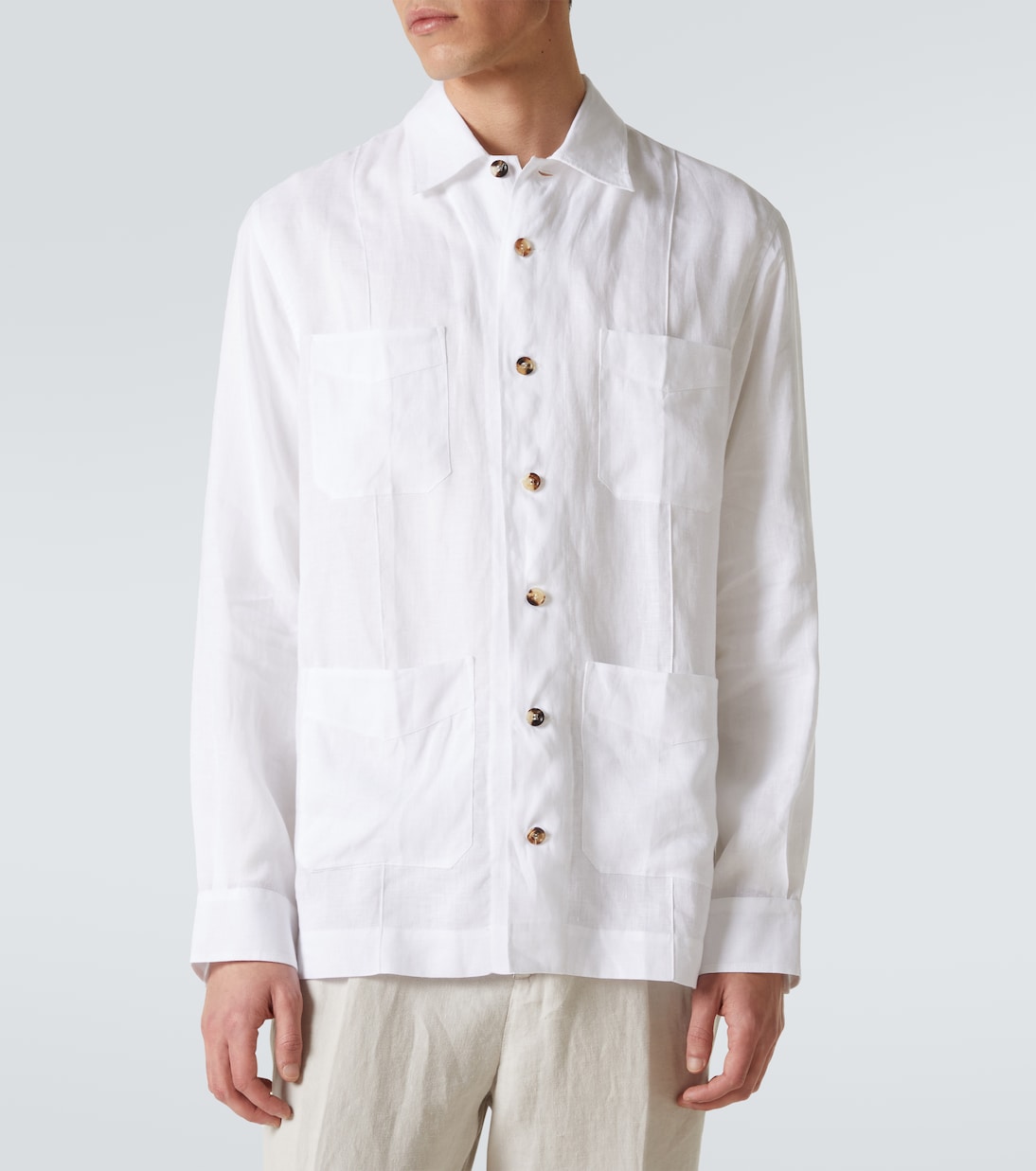 Hemd aus Leinen | Brunello Cucinelli